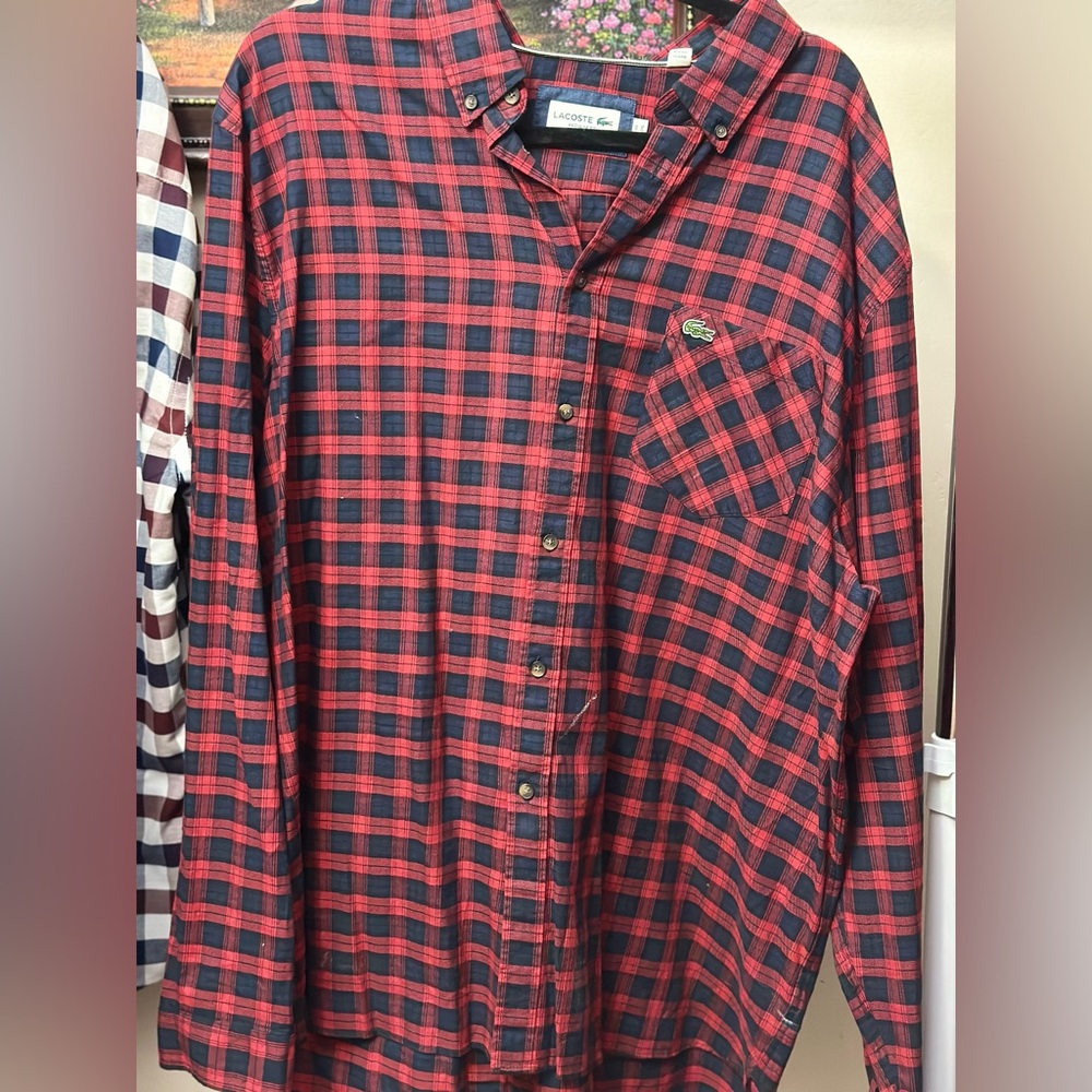 Lacoste button down shirt